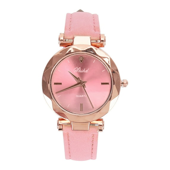 Rinsvye Leather Wristwatch Casual Watch Analog Women Quartz Women'S Watch Retro Quartz Ladies Luminous Watch Watch Belt Diamond-Studded Female Women'S Watch Mens Wrist Watches W