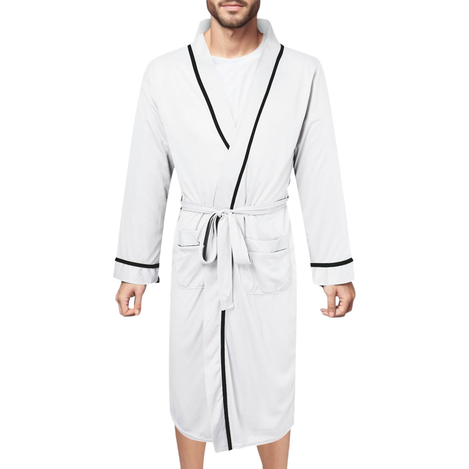 Amazon.com: J JOYSAY Black Red Buffalo Plaid Check Mens Robe