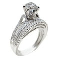 thumbnail image 1 of Rinsvye Rose Diamond Ring, Valentine'S Day Diamond Ring, Rose Ring, Diamond, Spar-Kle Ring, Light Luxury Ring,New Creative Ring,Can Be Stacked To Wear Women'S Fashion Ring Set Ring Set Men Small Rings, 1 of 9