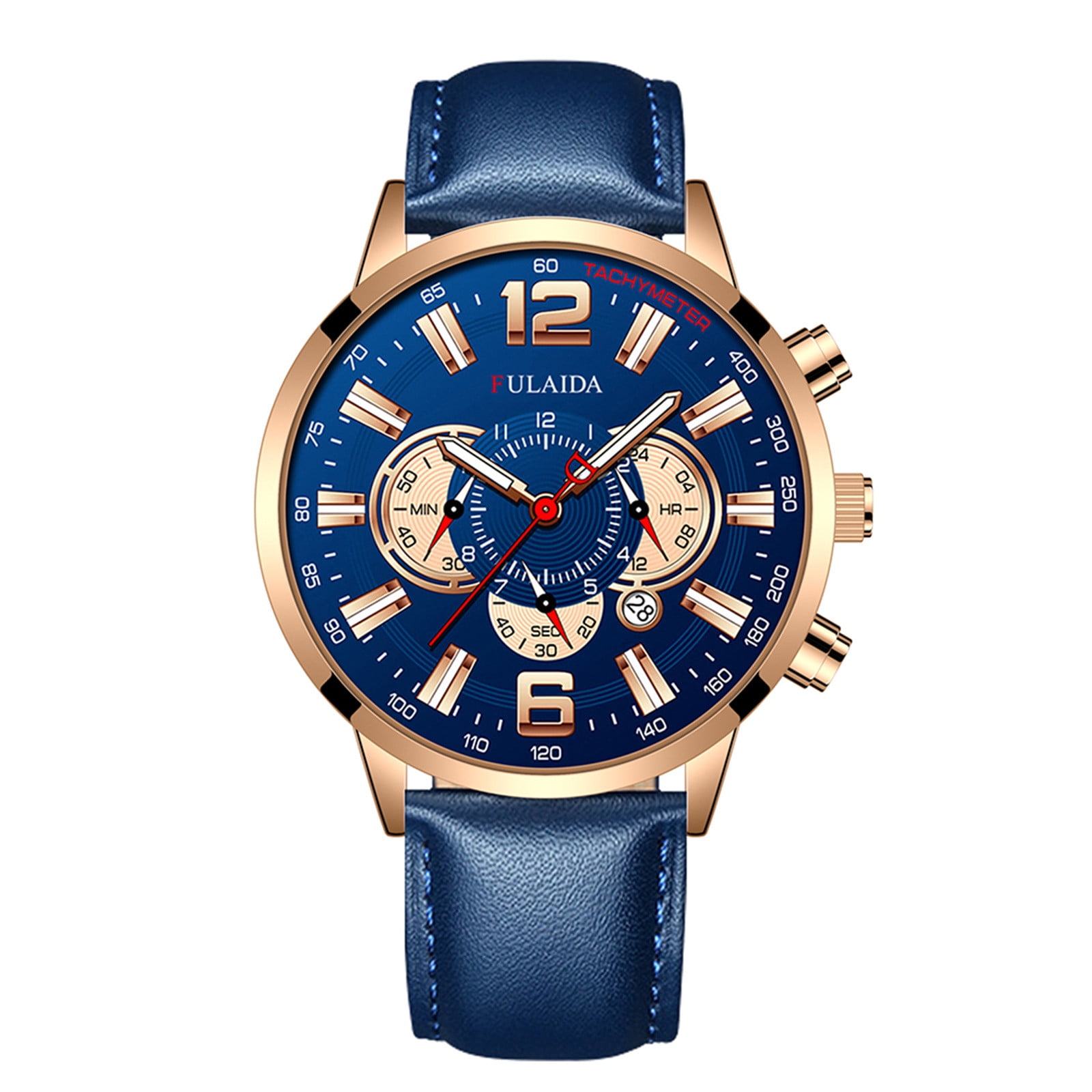 Rinsvye Sport Men'S Stainless Digital Watches For Men Steel Case Belt
