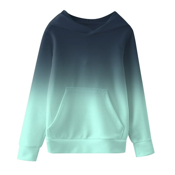 Rinsvye Teen Kids Girls Letter Long Sleeve Tie Dyed Short Hoodies Sweatshirts Pullover Tops Clothes Hooded Jacket Girls Potato Hoodies For Teen Girls Hoodies For Teen Boys 16-18 Sweaters For Baby Boys