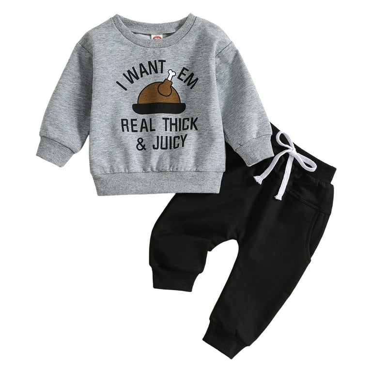 Rinsvye Toddler Boys Long Sleeve Junior Track Suit Thanksgiving Day Turkey Prints Kids Jogging Suits Boys Tops Solid Color Pants Toddler Boy Dress Clothes Two Piece Casual Sports Outfits Set Walmart.c...
