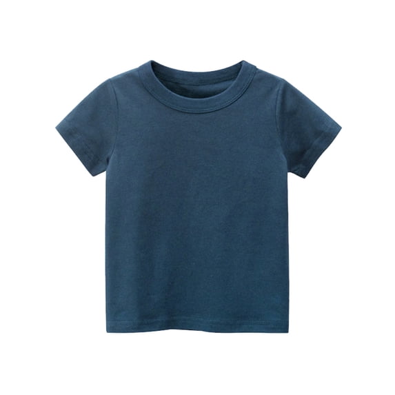 Rinsvye Toddler Kids Girls Boys Short Sleeve Basic T Shirt Casual Summer Tees Shirt Tops Solid Color Dinosaur Slippers Toddler Boys Dinosaur Slippers Slippers Baby Boy Boy House Slipper Boys