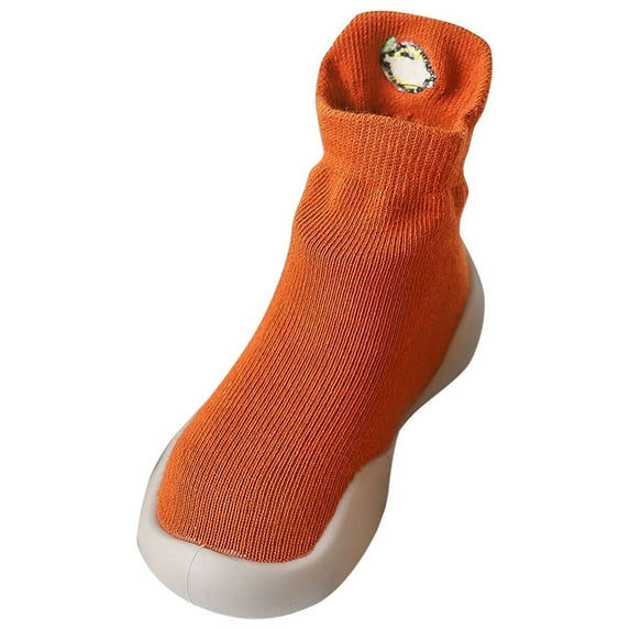 Rinsvye Toddler Soft Elastic Casual First Shoes Socks Solid Indoor Walkers Baby Baby Shoes Toddler Shoes Size 9 Shoes For Kids Toddler Girl Shoe Toddler Shoes Size 9 Girls Boys Tennis Shoes Siz