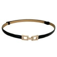 thumbnail image 1 of Rinsvye Women'S Belt Women'S Fine Decorative Dress Suit Sweater Waistband Leather Small Belt Belts For Women Woman Belts Juniors Belt Wide Belt Womens Thin Belt Skinny Womens Waist Belt For Dresses, 1 of 4