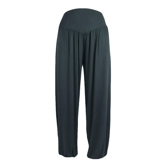 Rinsvye Womens Elastic Loose Casual Cotton Soft Yoga Sports Dance Harem Pants Plus Size Pants Plus Size Women'S Dress Pants Fleece Pants Women Short Yoga Pants With Pockets For Women Plus Size Woman'S