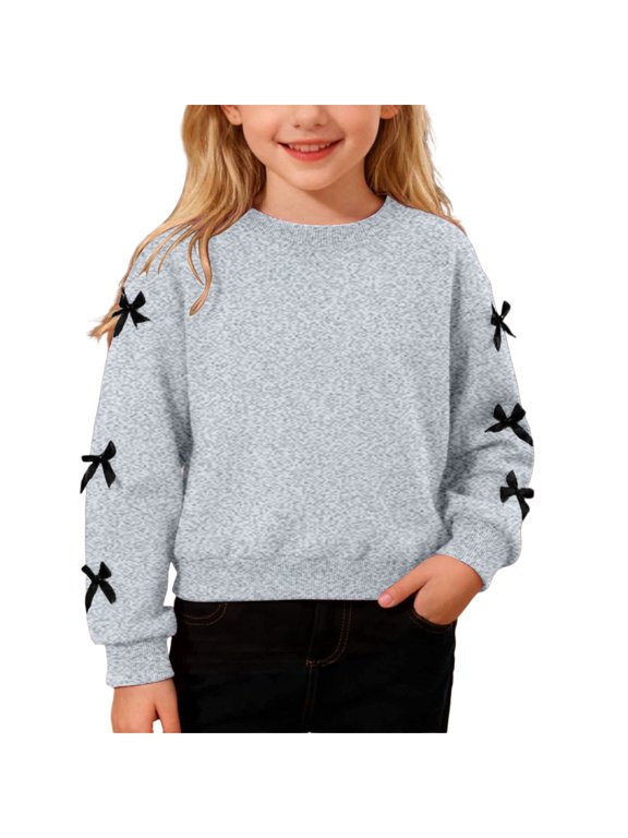 Rint Hoodie Lined Long Sleeve Pullover Sweatshirt Warm Kids Casual Top Soft Blend Comfortable Playwear Size 8-9 Years
