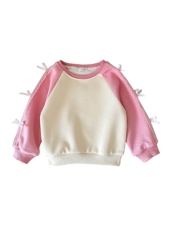 Rint Hoodie Lined Long Sleeve Pullover Sweatshirt Warm Kids Casual Top Soft Blend Comfortable Playwear