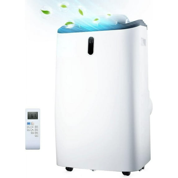 Rintuf 14000 BTU ASHRAE Portable Air Conditioner, Portable AC Cools to 700 Sq.ft Room, AC Unit for Cooling & Dehumi - New