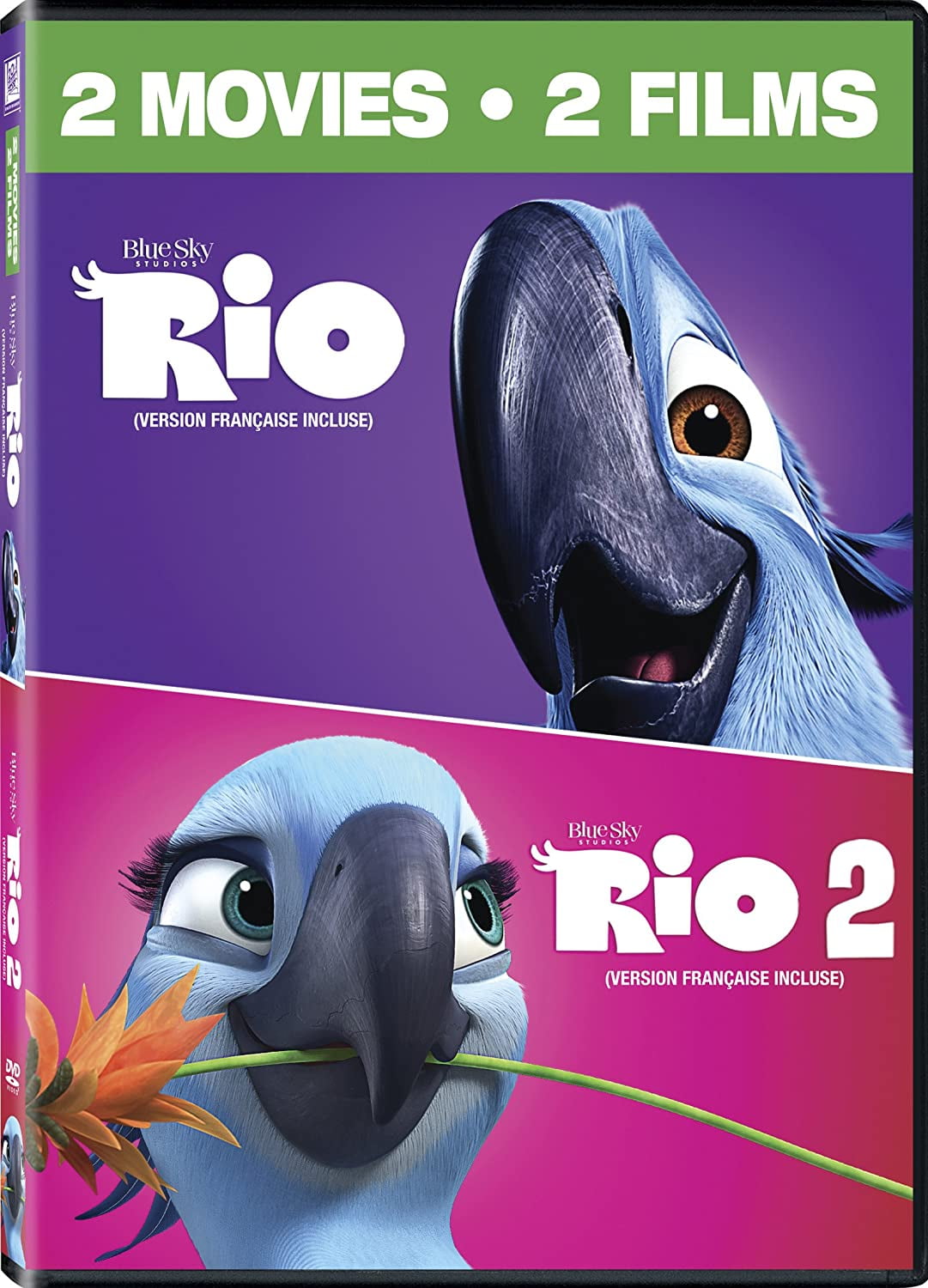 Rio 1 & 2 Movie Collection (Bilingual) (DVD) - Walmart.com