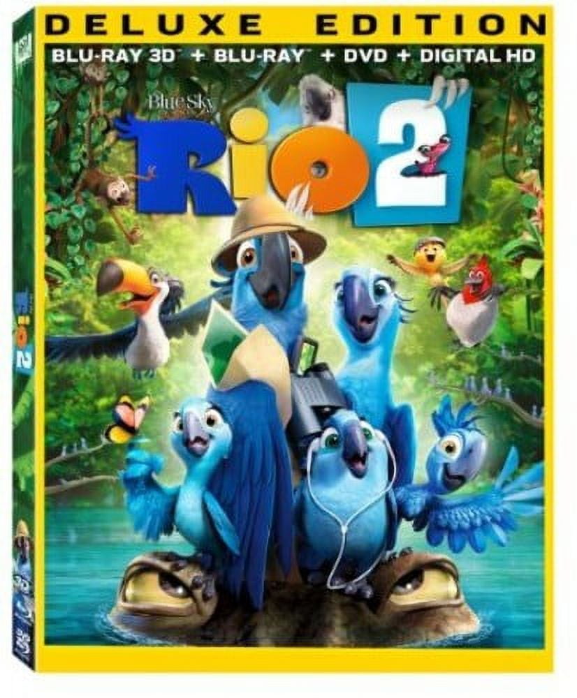 Rio 2 (Blu-ray 3D + Blu-ray + DVD + Digital Copy) - Walmart.com