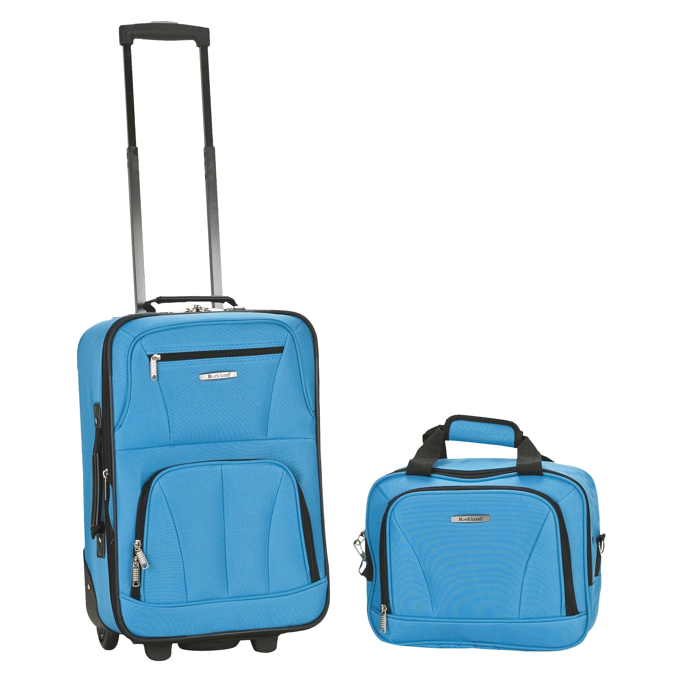 Rio 2pc Softside Carry On Luggage Set Turquoise Walmart