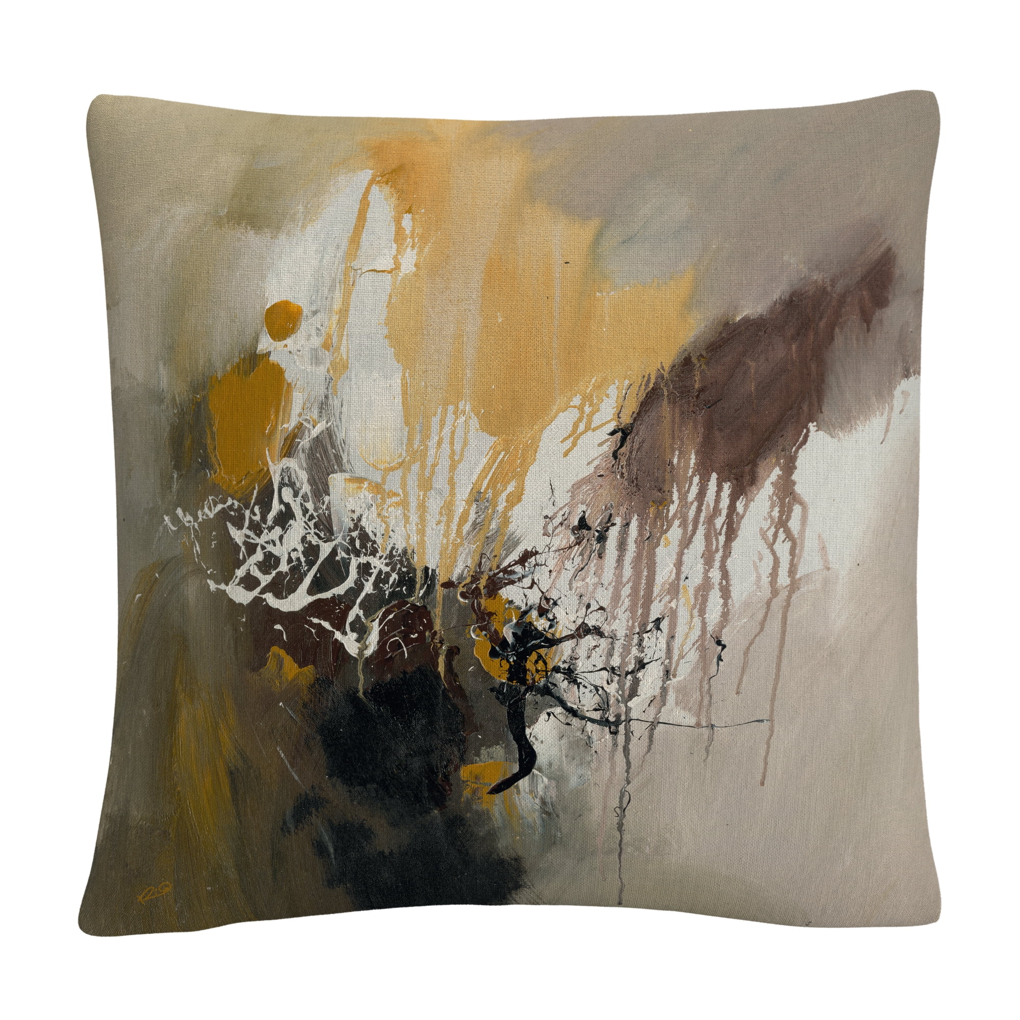 Rio 'Abstract I' 16 X 16 Decorative Throw Pillow