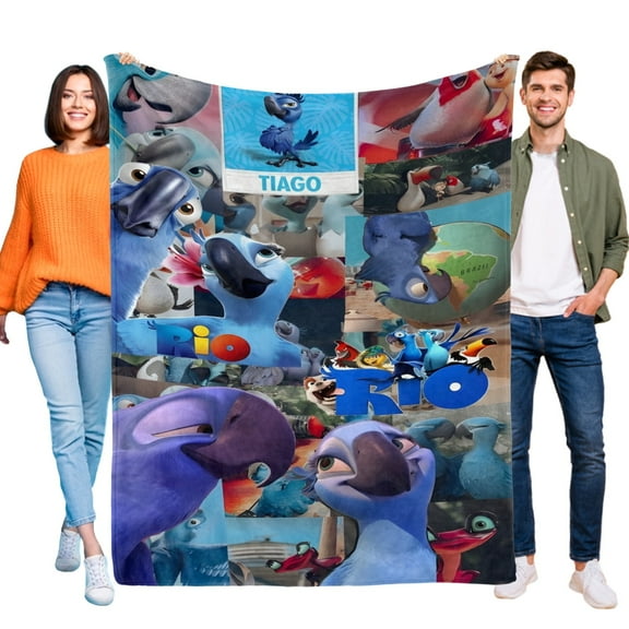Rio Blanket for Boys Girls Lightweight Kids Throw Blanket Cute Soft Blankets Flannel Plush Blankets Gifts 30x40in