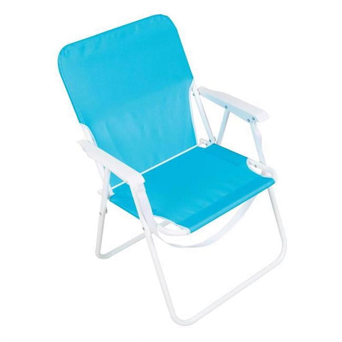 Rio Brands 1 Position Blue Waves Beach Folding Chair