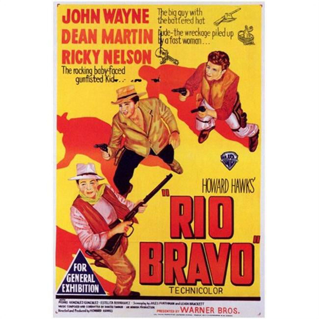 Rio Bravo Movie Poster 11 x 17 in.