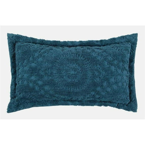 Rio Cotton Pillow Sham, Teal - King Size