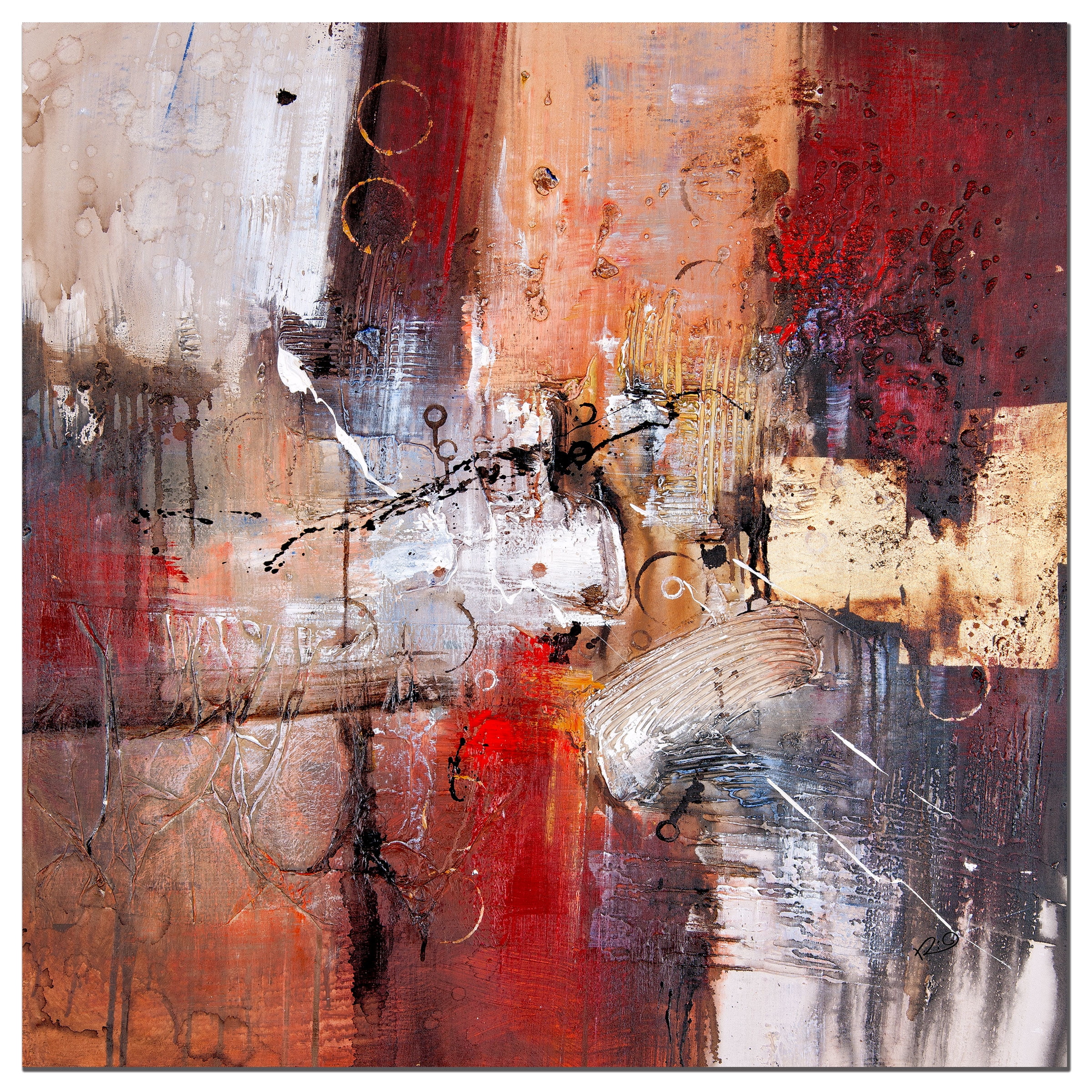 Rio 'Cube Abstract V' Canvas Art