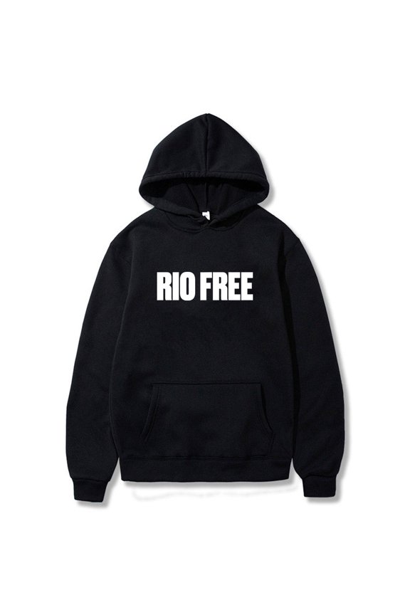 Rio Da Yung Og Merch Rio Free Logo Hoodie Long Sleeve Streetwear Women Men Hooded Sweatshirts