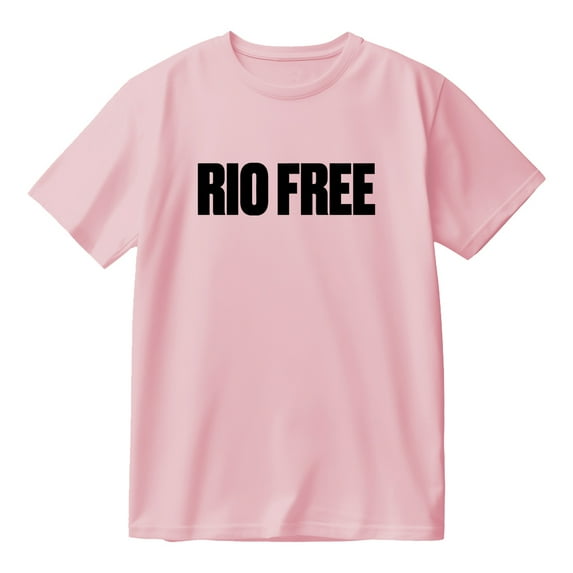 Rio Da Yung Og Merch Rio Free Logo T-shirt Crewneck Short Sleeve Cotton Tee Women Men Streetwear Tops