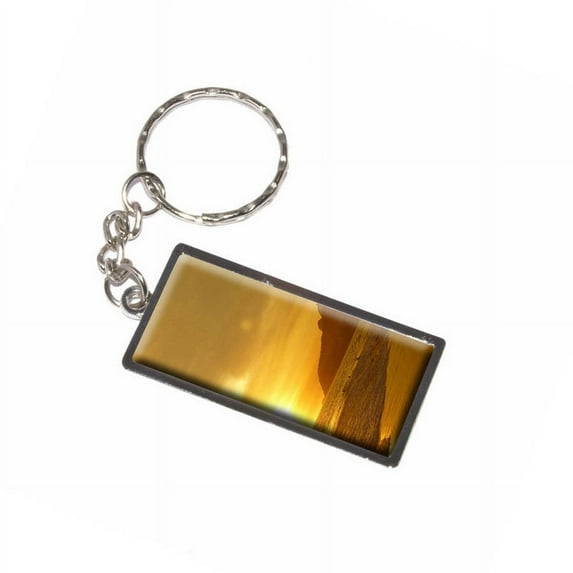 Rio De Janeiro Beach Brazil Keychain Key Chain Ring
