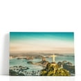 thumbnail image 1 of Rio De Janeiro, Brazil - A Bird's-Eye View - Wrapped Canvas Print Wall Art | 36" W x 24" H, 1 of 4