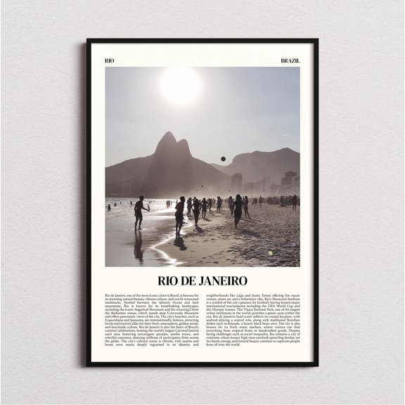 Rio De Janeiro Print, Rio De Janeiro Wall Art, Rio De Janeiro Poster, Rio De Janeiro Art Print, Rio De Janeiro Decor, Poster Only