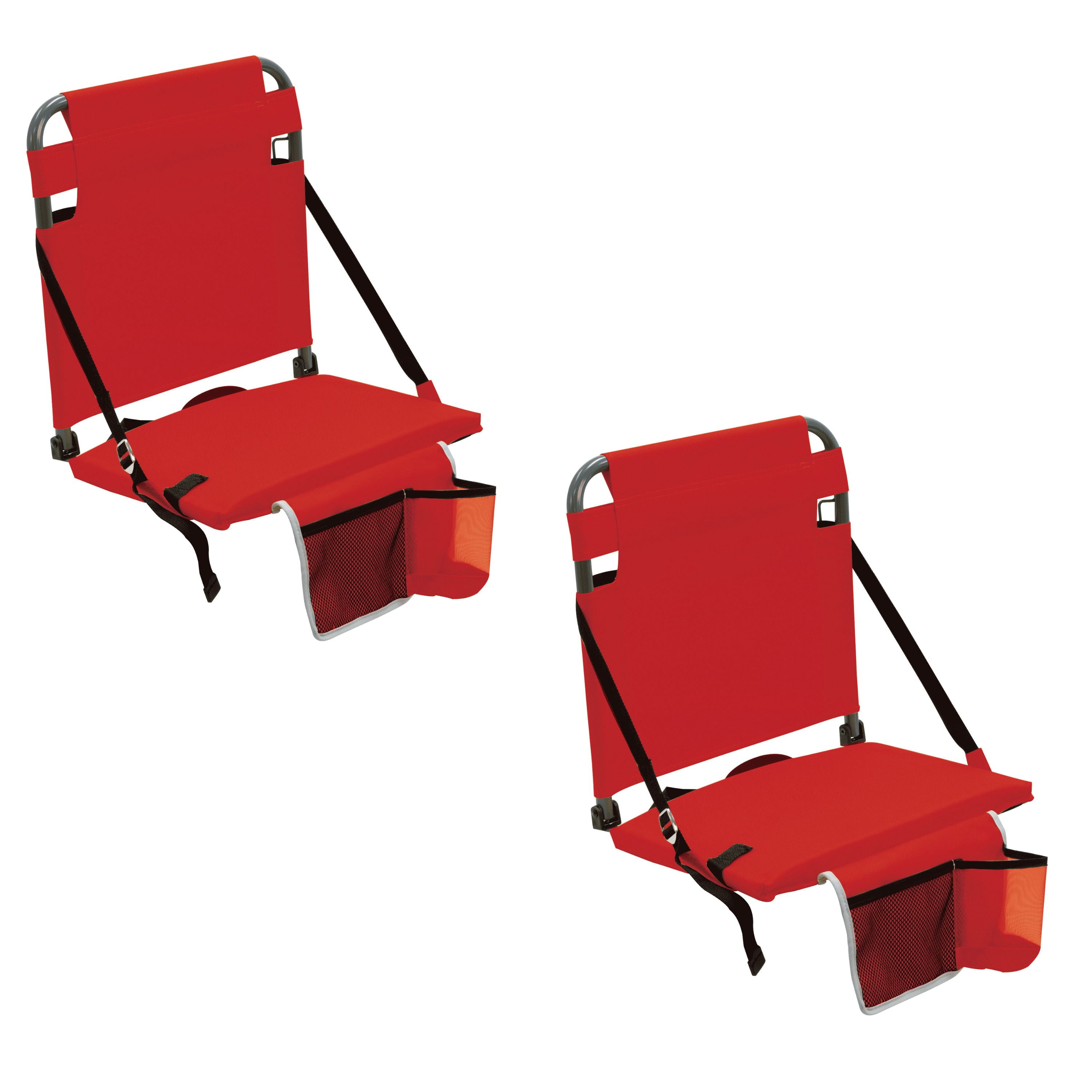 Rio Gear Bleacher Boss Stadium Seat Red, 2Pack