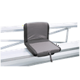 thumbnail image 1 of Rio Gear Gray and Black Stadium Seat, 1 of 5
