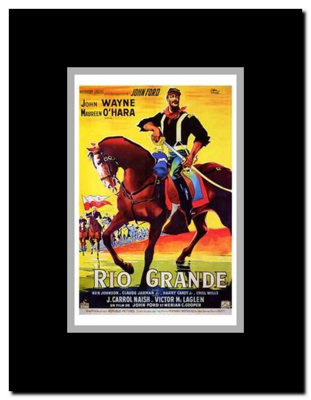Rio Grande Framed Movie Poster