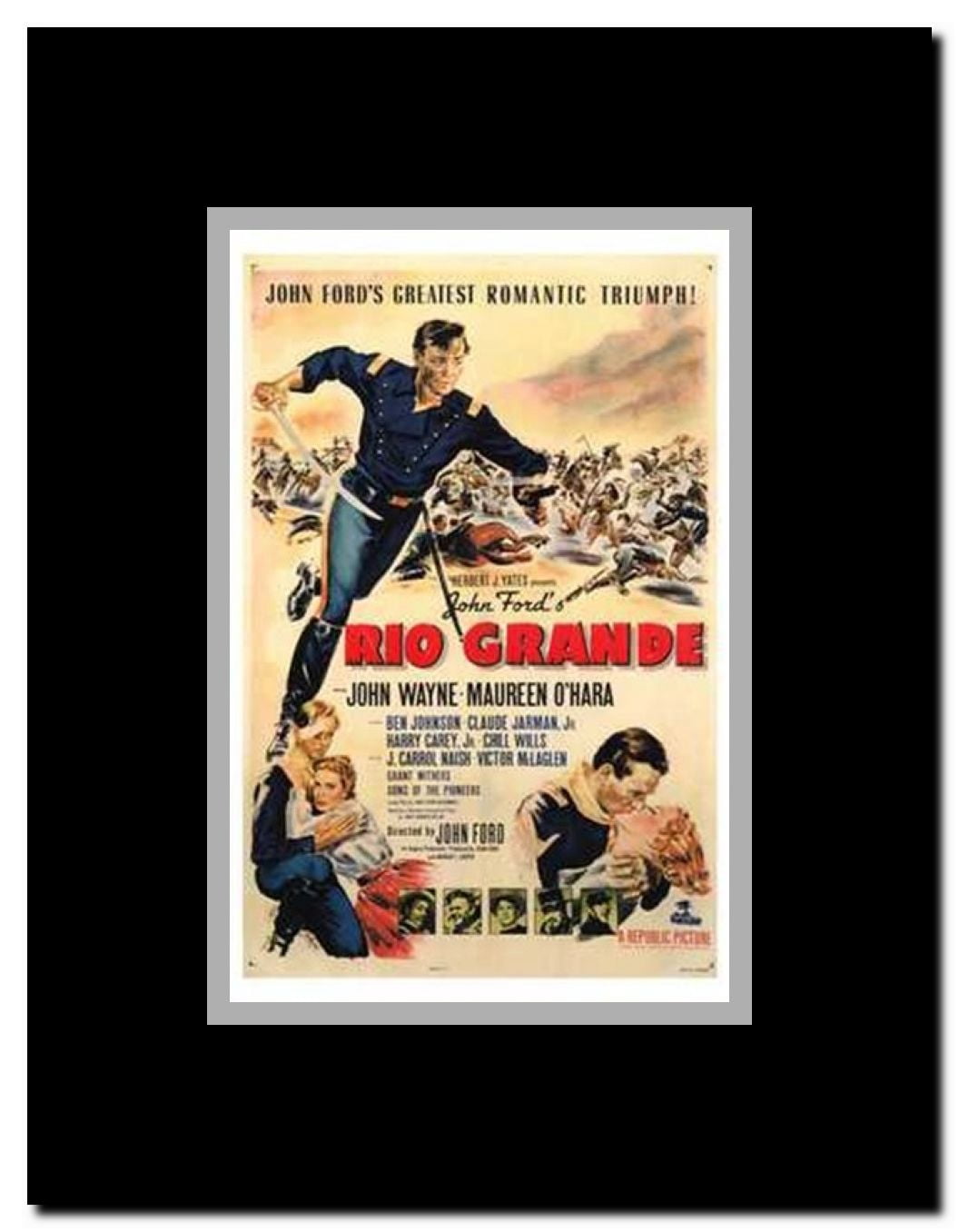 Rio Grande Framed Movie Poster