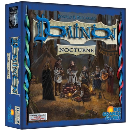 Rio Grande Games: Dominion - Nocturne - 11th Expansion Deck-Building Game, New Kingdom & Night Cards, Whimsical Theme, Ages 14+, 2-4 Players, 30 Min