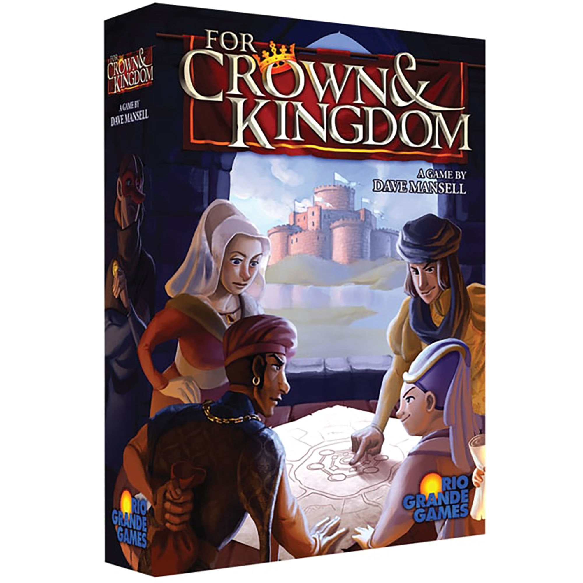 Rio Grande Games: For Crown & Kingdom - Strategy Board Game, Battle For ...