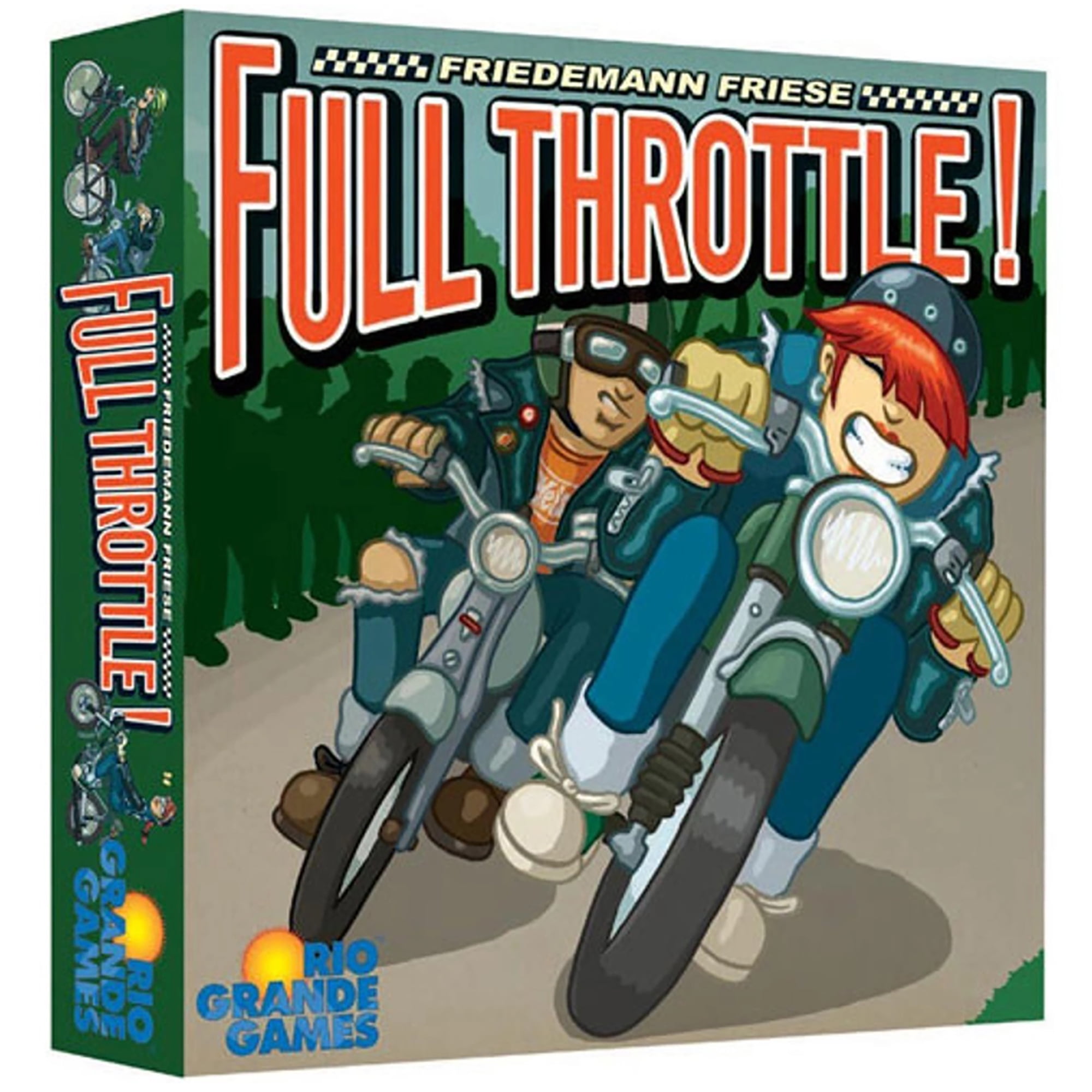 Rio Grande Games: Full Throttle - Moped Racing Betting Card Drafting  Boardgame, 2-6 Players, Ages 14+, 30-60 Min - Walmart.com