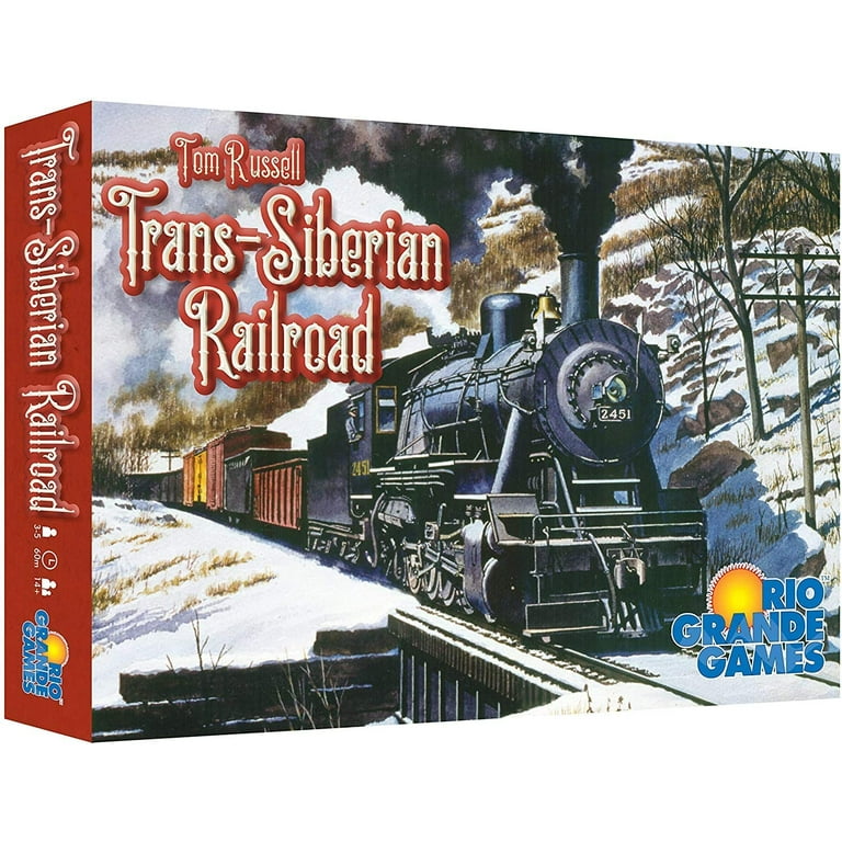 Board RIO593 Games Grande Trans-Siberian Game Railroad Rio