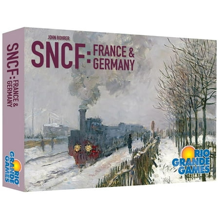 Rio Grande Games: SNCF: France & Germany - Train Strategy Board Game, European Railway Game, Economy & Investment, Ages 14+, 3-6 Players, 30 Min