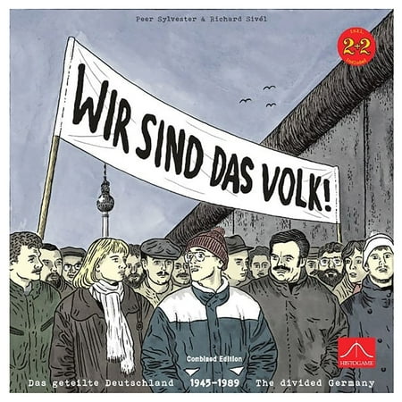 Rio Grande Games: Wir Sind das Volk - Combined Edition - Historical Board Game, Cold War Confrontation, Take Control Of Germany, Age 14+, 2-4 Players