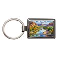 thumbnail image 1 of Rio Grande del Norte National Monument New Mexico Metal Rectangle Keychain, 1 of 7