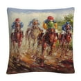 thumbnail image 1 of Rio 'Kentucky Derby' 16 X 16 Decorative Throw Pillow, 1 of 4