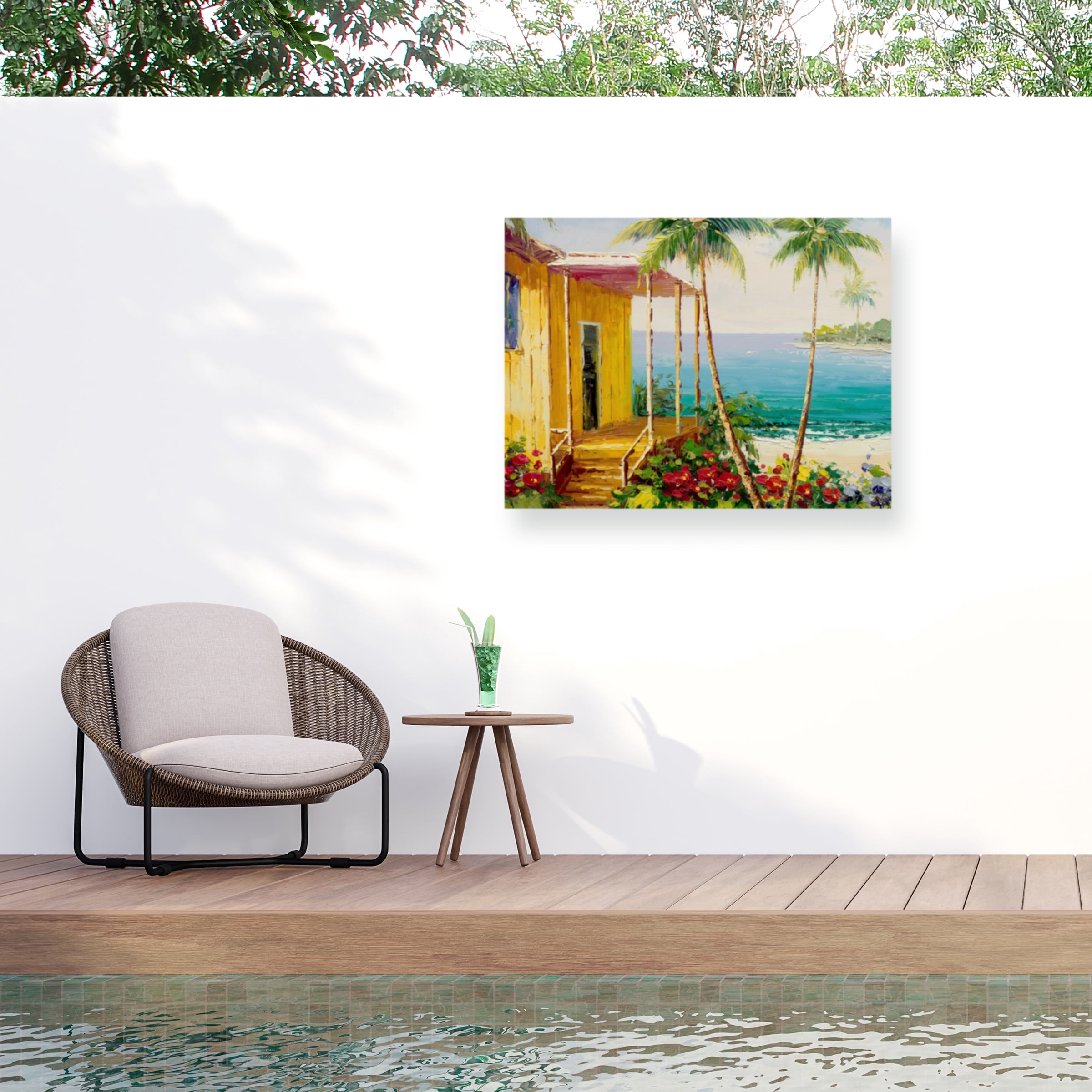 Rio 'Key West Villa' Outdoor Canvas
