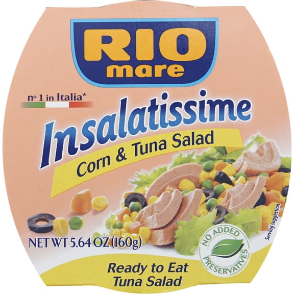 Rio Mare Insalatissime Corn and Tuna Salad, 5.64 oz (160 g)