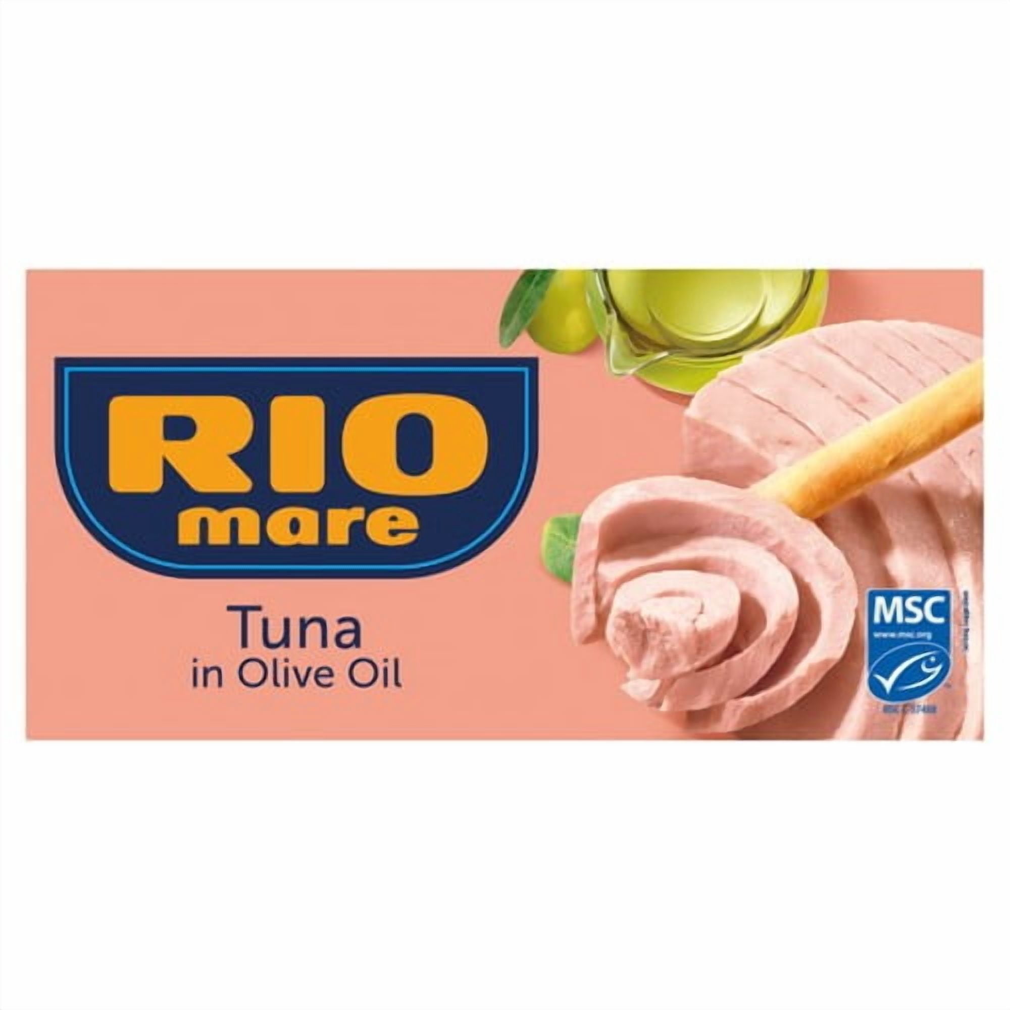 Rio Mare MSC Tuna in Olive Oil 2 x 160g, British Import (Pack of 3)