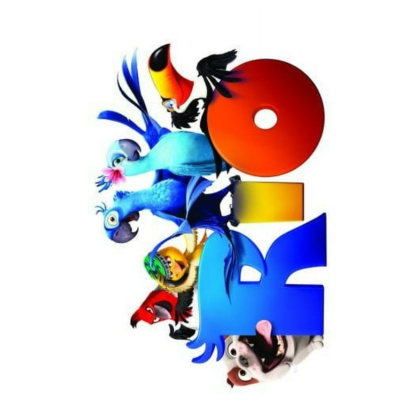 Rio Poster 27Inx40In Entertainment Theme Room Art Poster 27x40 Unframed, Age: Adults, Rectangle Poster Time