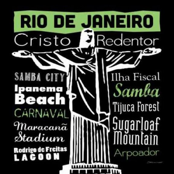 Rio Poster Print by Stephanie Marrott (24 x 24)