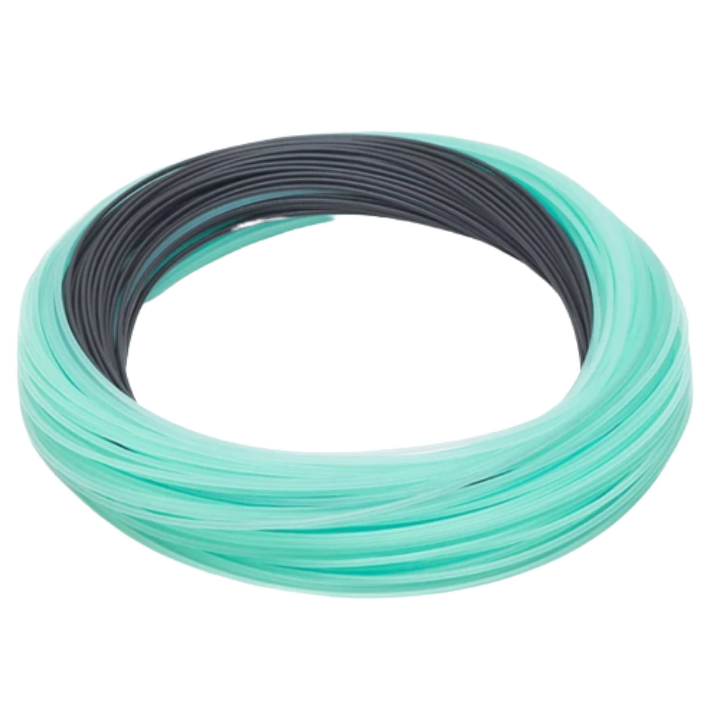 WF8 Black and Green Fly Fishing Line with Sink Tip