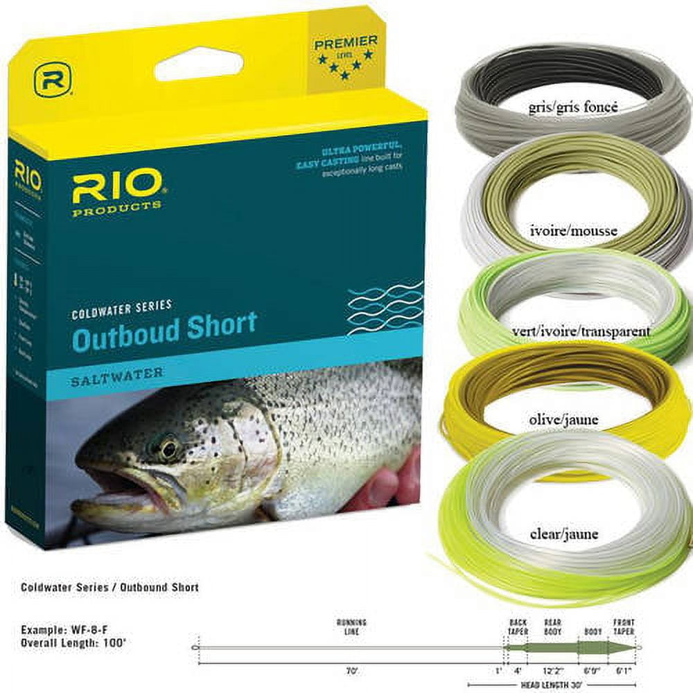 Rio Products Outbound Short Coldwater Saltwater Fly Line - WF7F/* 