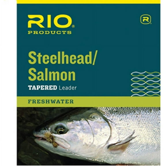 RIO Salmon/Steelhead Glacial Green Nylon Tapered Fly Fishing Leader