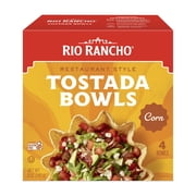 Rio Rancho Tostada Bowls Gluten Free Restaurant-Style Multigrain Corn Bowls, 4 Count, Box
