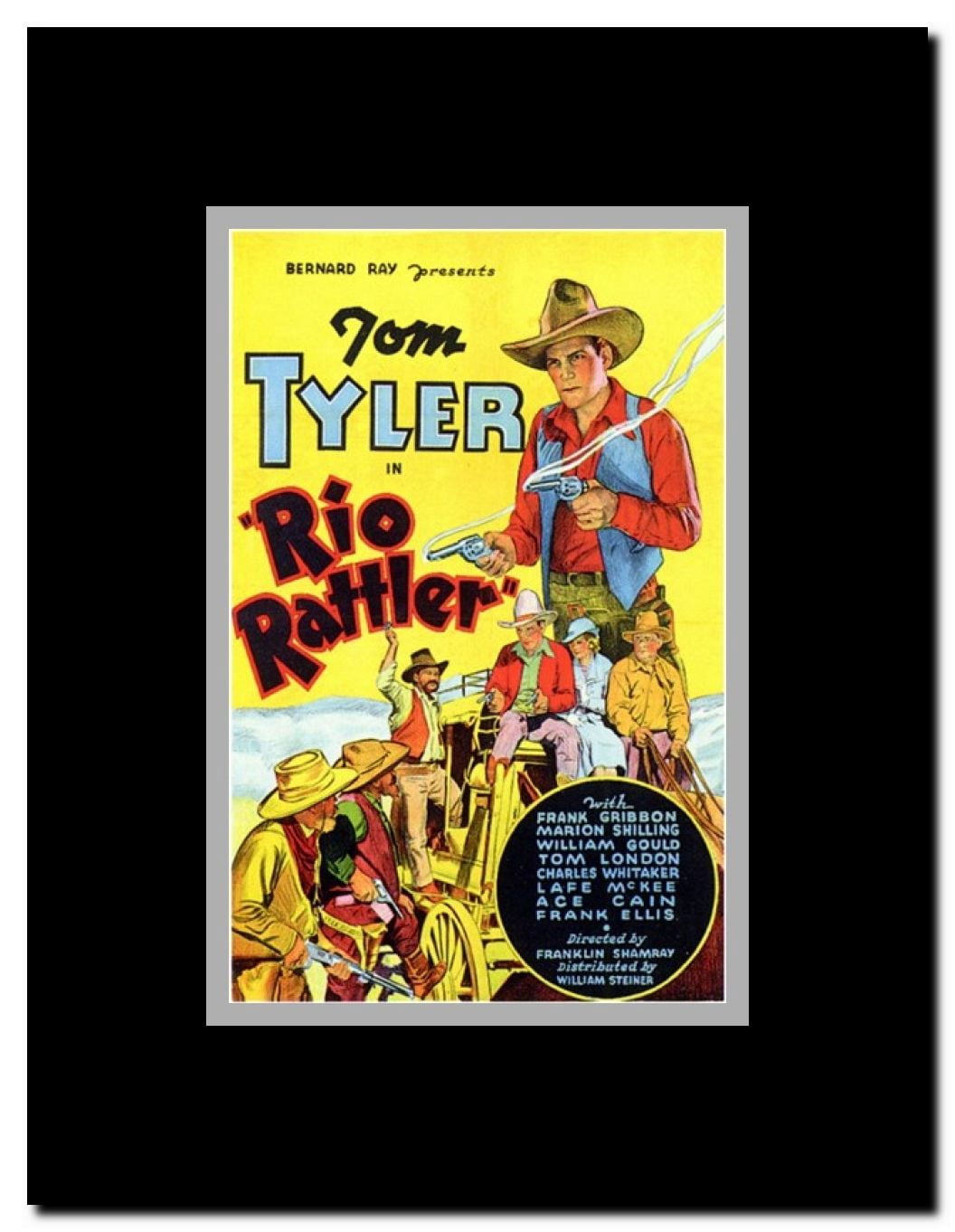 Rio Rattler Framed Movie Poster