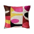 thumbnail image 1 of Rio Rio Silk Velvet Ikat Throw Pillow, 20" X 20", 1 of 5